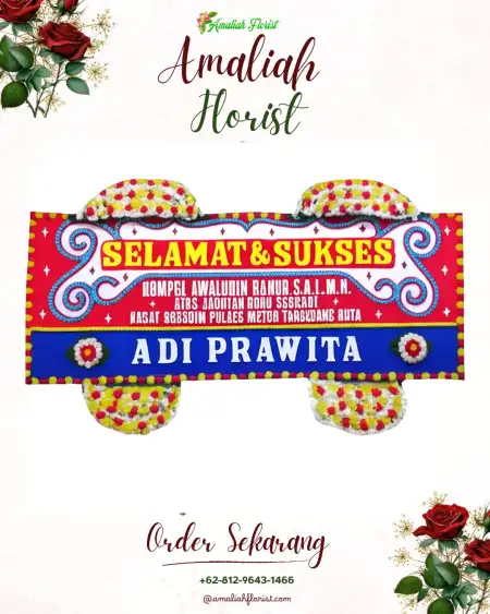 Papan Bunga Ucapan Selamat Montongsari